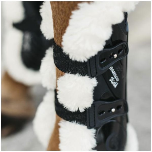 KENTUCKY VEGAN SHEEPSKIN TENDON BOOTS BAMBOO ELASTIC - Bilde 6