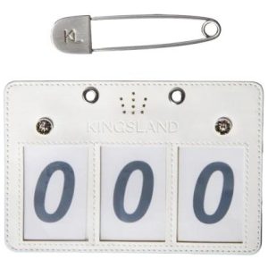 Kingsland KLMaddie Show Number Plate W. 3 Numbers 1-pack