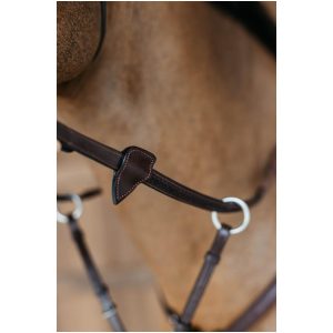 Dyon 13mm Rubber Reins w/7 Leather Loops & Plaited Finish New English Collection