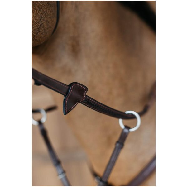 Dyon 13mm Rubber Reins w/7 Leather Loops & Plaited Finish New English Collection
