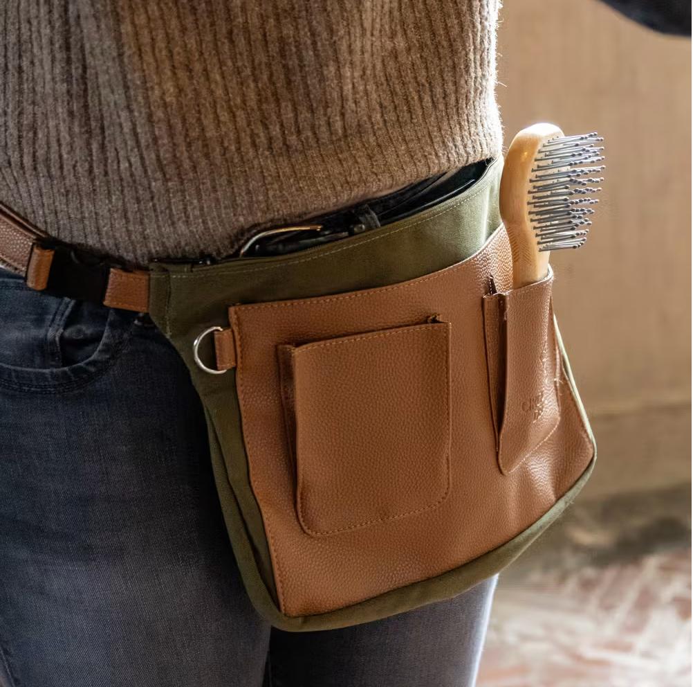 Grooming de luxe plaiting waist canvas bag - Bilde 2